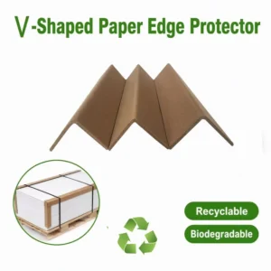 1000mm Long 5mm L Profile Eco Friendly Cardboard Protector Corners Paper Angle Vcut Edgeboard Protection