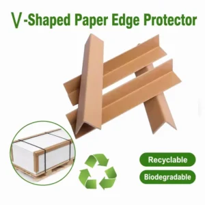 1000mm Long 5mm L Profile Eco Friendly Cardboard Protector Corners Paper Angle Vcut Edgeboard Protection