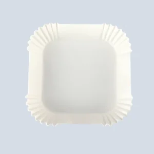 100PCS 6.3 Inch Double-Sided Coated Disposable Air Fryer Parchment Paper Liners for Food and Bread