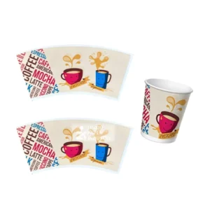 150-330gsm Single PE/PLA-Coated Paper Cup Blanks for Takeaway Coffee Cup Making