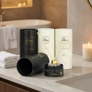 150 ml Perfume Bottle and Candle Paper Tube Packaging