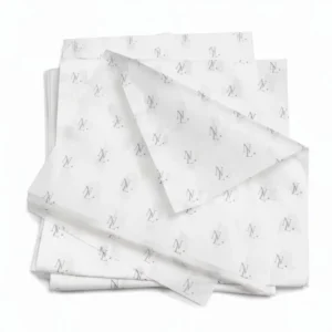17gsm Inner-Pack Tissue Paper Custom Gravure Print Delicate Interleaving Paper for Apparel, Shoes, Cosmetics, and Gift Box Liners