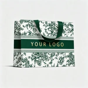 190-230gsm White Card Shopping Bag with Inner Belt Ribbon Handle, Custom Logo for Cosmetic Boutique, HF-Spb Model