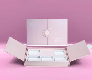 2 mm Rigid Gift Paper Box Insert for Skin Care Serum and Nail Polish with Glossy Lamination EVA Liner
