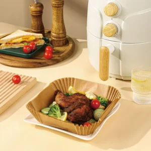 20cm 100pcs Air Fryer Baking Paper Liner, Oil-Proof, for Oven and Kitchen Use