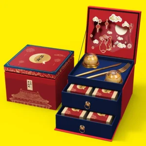 3-Layer Drawer 3D Mooncake Packaging Box