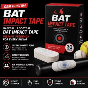 30-Pack Impact Adhesive Tape Retail Kleurdoosverpakking voor honkbaltraining accessoires