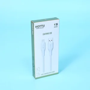 3C Digital Product Packaging Box, White Corrugated Board, Window, for Power Banks and Data Cables, Embossed, Rigid