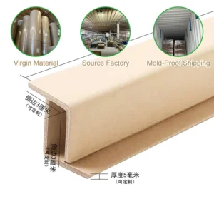 3x3x48 V-Shape Paper Pallet Edge Protector