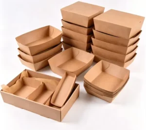4-Pound Disposable Black and White Checkered Pop-Up Paper Food Tray