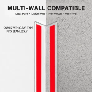 40mm Self-Adhesive Plastic Corner Guards for Tile and Latex-Painted Walls