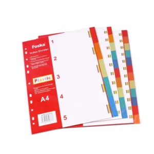 5 10 12 Sets A4 File Extra Wide Dividers Multi Coloured 11 Holes PP Plastic Reinforced Colour Tabs Classification Index Divider