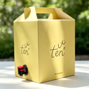 5L Printed Bag-in-Box with Aluminum Foil Inner Bag and Butterfly Tap for Tea, Juice, and Cold Coffee
