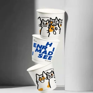 8oz 10oz Food-Grade Disposable Universal Paper Cup For Coffee Beverage Shops