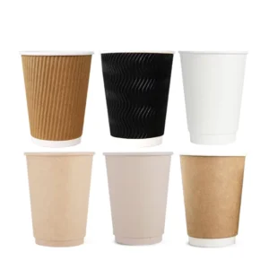 8oz 12oz 16oz Disposable Coffee Corrugated Paper Cup