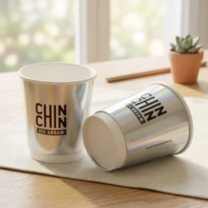 8oz Biodegradable Custom Double-Layer Disposable Paper Cup