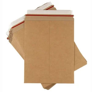 9 x 11.5 Inch Custom Self-Seal Kraft Cardboard Mailers for Photos, Pictures and Documents