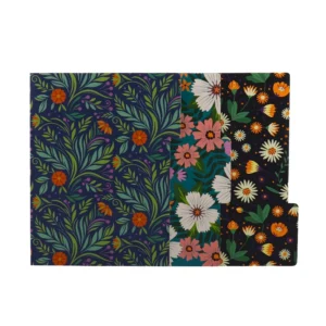 A4 Custom Logo Color-Printed Cardboard Manila File Folder with Divider