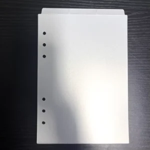 A5 Size 6-Hole Frosted PP Top-Tab Custom Design Page Dividers