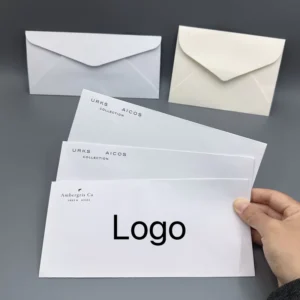 A7 Hotel Letter Packaging Envelopes, Custom Printed Paper Blank Envelopes for Letters