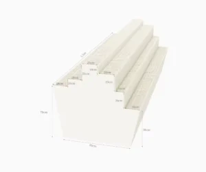 Adjustable Modular Kraft Paper Display Hexagon Partition Wall for Green Retail Stores Office Space Division Supermarket Shelves