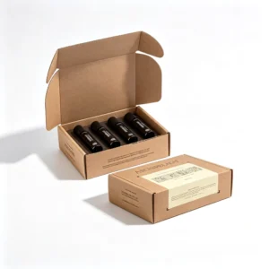 Airplane-Shaped Customizable Kraft Inner Tray Box, Recyclable Eco-Friendly Cosmetic Gift Packaging