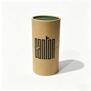 Airtight Food Grade Craft Paper Tube Packaging Custom Print Round Canister for Lemon Tea