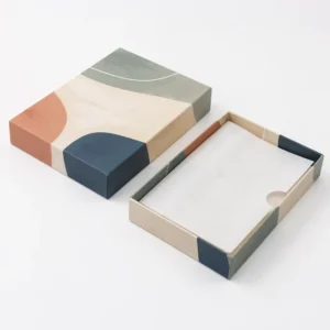 Art Print Rigid Paper Box with Lid and Base for Protective Sleeve Supply Custom Printed Luxury