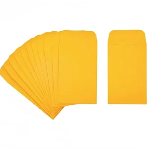 Assorted 8-Color Blank Self-Adhesive Mini Kraft Envelopes for Coins, Seeds, Cards, and Business Gifts