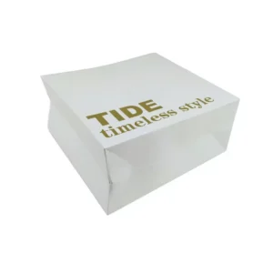 Assorted Colors Eco-Friendly Reusable Paper Square Gift Bag with Reinforced Handles and Recycled Materials