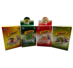 Auto Lock Bottom Candy Paper Display Box White Cardboard