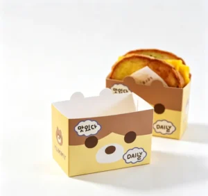 Bakery Sandwich Toast Hamburger Takeout Paper Box for Bread, Bagels, and Breakfast