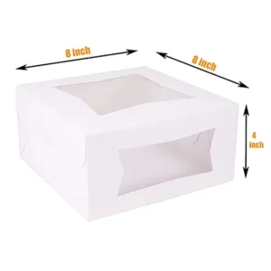 Best Seller Flatting Unfolded White Paper Window Boxes