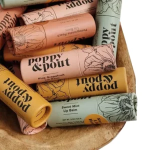 Biodegradable Cardboard Cosmetic and Perfume Packaging Tube with 4C Color Printing and Customizable Size