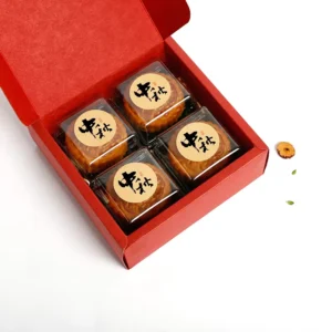 Biodegradable Cardboard Paper Food Container Gift Box for Mooncakes