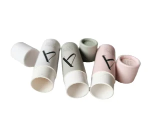 Biodegradable Cardboard Paper Tube Packaging for Skincare and Essential Oil Bottles