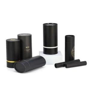 Biodegradable Cardboard Push-Up Paper Tube Packaging for Perfume, Deodorant and Essential Oil