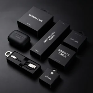Biodegradable Collapsible Paperboard Retail Box with Custom Logo and Four-Color UV for Consumer Electronics