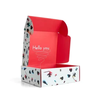 Biodegradable Corrugated Paper Carton Packaging Box, Custom Printed