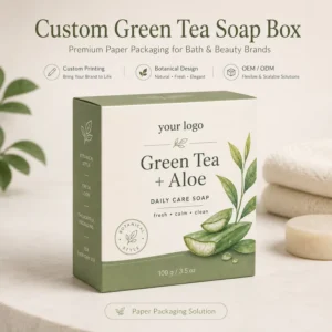Biodegradable Custom Paper Soap Packaging Boxes For Handmade Bathroom Soap