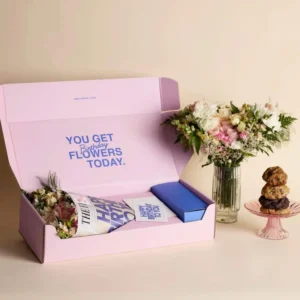 Biodegradable Custom Rigid Floral Gift Box for Fresh Flower and Bouquet Delivery