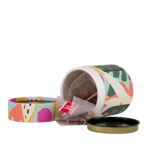 Biodegradable Cylinder Paper Cardboard Tea Canister Bags Kraft Tube Box Packaging