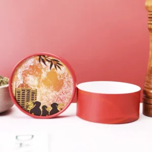 Biodegradable Food Grade Cardboard Cylinder Canister for Candy and Cookies