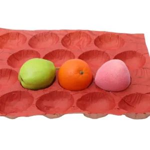 Biodegradable Fruit Packing Cardboard Alveoli Pulp Paper Tray Liners for Apples and Avocados