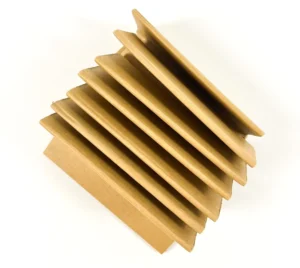 Biodegradable High Wet Strength Paper Corrugated Cardboard Packaging Corners Edge Protector Angles Breathable Anti Mold