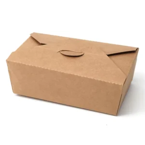 Biodegradable Kraft Paper Food Box and Container, Customized
