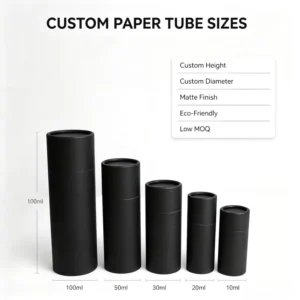 Biodegradable Kraft Paper Tube Canister with Custom Logo for Eco-Friendly Packaging