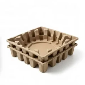 Biodegradable Molded Paper Pulp Tray for Household Appliances and Consumer Electronics