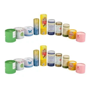 Biodegradable Paper Canister Tube for Health Products and Food