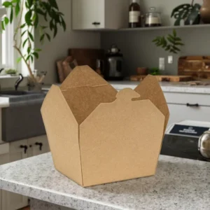 Biodegradable Paper Rice Food Box